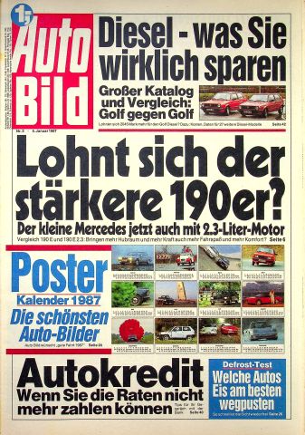 Deckblatt Auto Bild (02/1987)